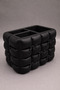 Quilted Makeup Organizer with Bow – Aesthetic Brush and Pen Holder - 2