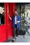 Blue Color Hooded Mercerized Cardigan - 7