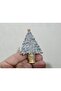 8cm Star Pine Tree Magnet Silicone Mold K-1517, Stone Powder Soap Gypsum Candle Mold - 8
