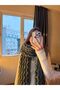 Puffy 100% Hand Knitted Pinterest Model Scarf - 2