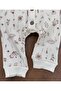 Ribbed Knit Lace Baby Girl Jumpsuit - 3