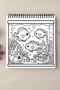 Tiny Aquarium - 21X21 cm Coloring Book, for Children and Adults - 5