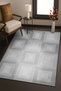 Mosso Gray Themed Geometric Shape Patterned Woven Base Modern Decorative Carpet Mosso2170 - 2