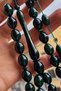10X13 mm Black Crimped Amber Prayer Beads - Signed by Master Fatih Erbabacan - 3