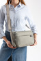 Women's 6-Compartment Medium Size Waterproof Parachute Fabric Crossbody Shoulder Bag (29X18 cm) - 4