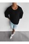 Men's Premium Oversized Knitwear Knitted T-Shirt Relaxed Fit Summer Transitional Crew Neck Blouse
