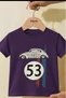 53 Car Printed Unisex Children's T-Shirt