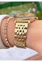 Brand Original - Copper Color - 2 Year Warranty Women's Wristwatch - Bracelet Gift - 5