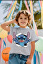 Stitch Printed Unisex Children's T-Shirt