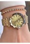 Brand Original - Copper Color - 2 Year Warranty Women's Wristwatch - Bracelet Gift - 3