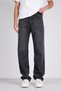 Men's Baggy Jeans High-Waist Loose Fit Casual Comfortable Jeans Anthracite - 2