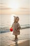 Organic Cotton Muslin Children's Poncho Towel |   Hooded |   Ear Detailed |   1-6 Years Old |   9 Colors - 3