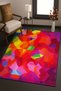 Mosso Multi Color Abstract Geometric Pattern Woven Base Modern Decorative Carpet Mosso2177 - 2