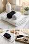 2-Piece Towel Hair Band Set Soft Velcro Makeup and Skincare Band - 4