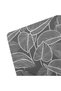 Gray Plate Holder with Leaf Pattern 43.5x28.5cm - 2