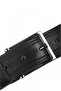 Black Genuine Leather Belt with Stitched Edges and Patterned Shortening, Men's Belt 2602668 - 4
