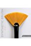 Ak Akb017 Yelpaze.Uclu, Synthetic Bristle Paint Brush - 2