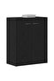 Sideboard Black Oak 60x30x75 cm Engineered Wood - 2