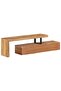 TV Stand (118-200)x30x40 cm Solid Wood Acacia - 4