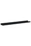 Picture Frame Ledge Shelves 2 pcs Black 80x9x3 cm MDF - 5