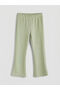 Green Flared Girls' Tights