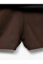 Standard Waist Belted Mini Skirt with Shorts - 6