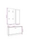 3-in-1 Shoe Cabinet Set Black Engineered Wood - 8