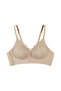 Women's Plus Size (Oversize) Stitch-Free Tulle Detailed Laser Bra with Removable Pads Without Underwire