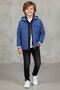 My Little One's Clothes (9-12) Quilted Embroidered K Hooded Boy's 4-Piece Set - Blue - 2