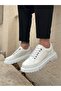 Ba0245 White Smart Rubber Laces High Black Sole Casual Men's Shoes - 5