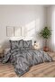 Elsa 3 Piece Anthracite Pique Set 240 X 260 cm 240 X 260 cm Black - 2