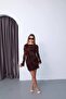Tulle Embossed Lined Mini Dress - 7