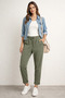 Casual & Sports Women's High Waist Lace-Up Jogger Pants - 4