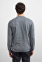 Gray Regular Fit Crew Neck Knitwear Sweater - 6