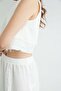 Muslin 2-Piece Set with Elastic Waist and Tasseled Skirt - 6