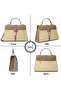 Canva Flap Satchel (Beige) - 6