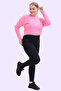 Women's Black High Waist Comfortable Fit Stretch Fabric Shaping / Sculpting Leggings -Plus Size Range- - 4