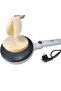 Electric Flat Crepe Maker 600W, Non-Stick Cooking Surface, Uniform Heat Distribution, Smart Temp - 5