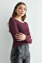 Boat Neck Transparent Blouse - 7