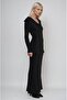Knitted Patterned Trucker Collar Knitwear Dress 2006 - 6