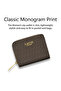 Women's Mono Flap25 small zip around wallet (Coffee) - 6