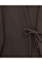 Side Tie Strap Kimono - Brown - 3