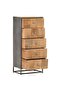 Drawer Cabinet 45x30x100 cm Solid Reclaimed Wood - 2