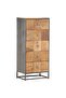 Drawer Cabinet 45x30x100 cm Solid Reclaimed Wood