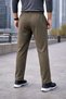 Ifs 6005 Yazi Baski 2 Pocket Waist Elastic with Lace-Up Fastening Zipper Pocket Tube Legs Track Suit Bottom - 2
