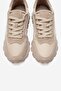 AMANDA Beige Genuine Leather Women's Sneakers - 2