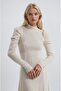 Balloon sleeve turtleneck knit dress 2007 - 2