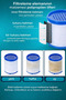 Filtered Faucet Head Water Purifier Anti-Limescale 1080 °   Rotary Faucet Filter 5 Replacement Filters - 3