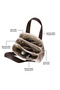 Women's Nashville 3C Satchel (Beige) - 3