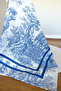 14 Piece French Country Pattern Tablecloth Set Cocktail Napkin Placemat Set Dowry Case Gift - 5